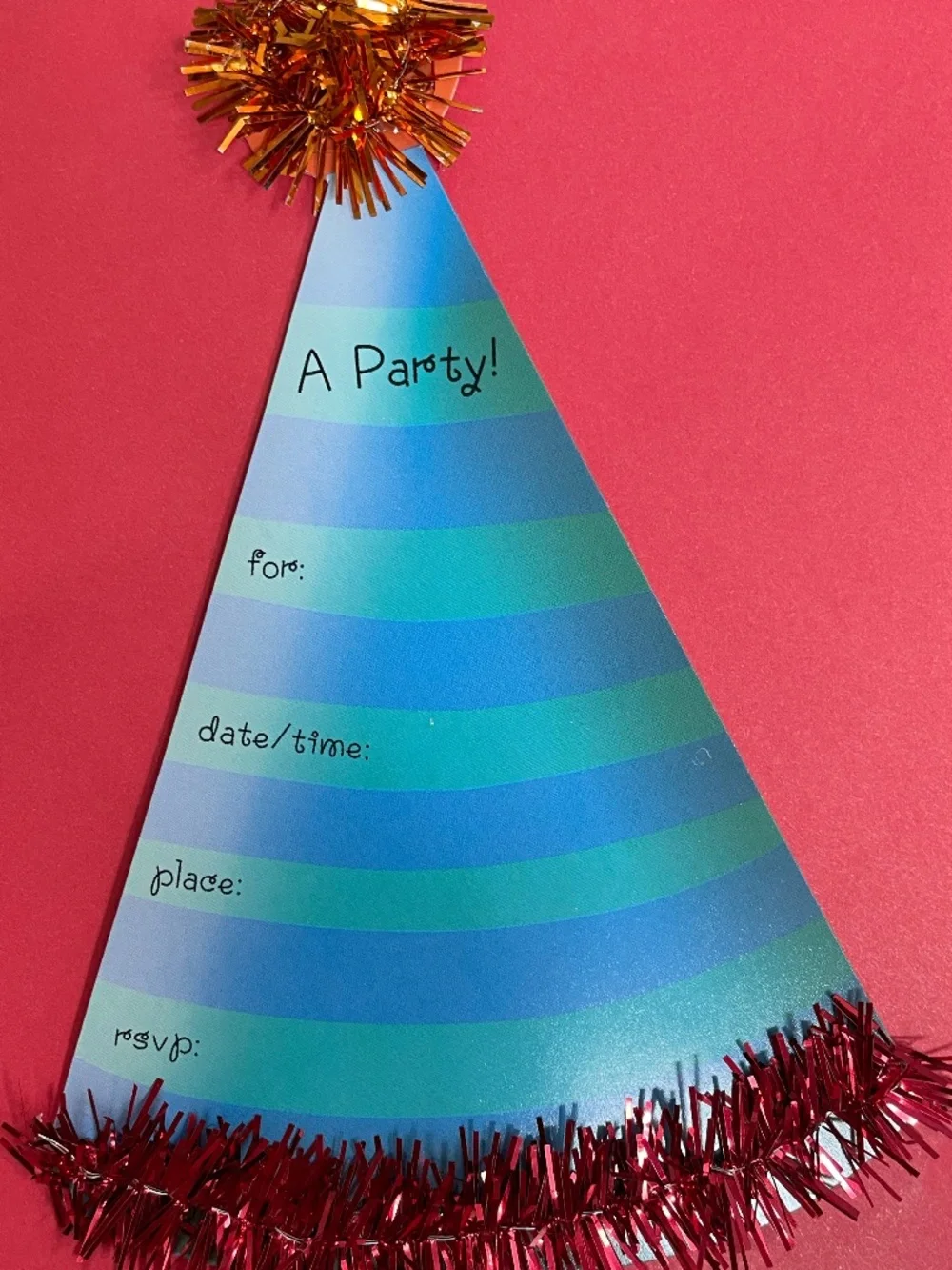 Mixed Set of 5 Children's Party Invitations